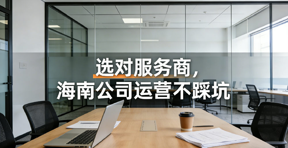 选对服务商，海南公司运营不踩坑