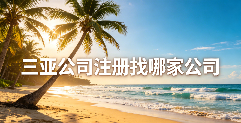三亚公司注册找哪家公司