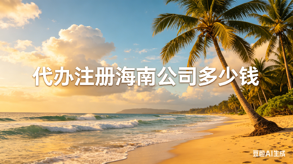 代办注册海南公司多少钱
