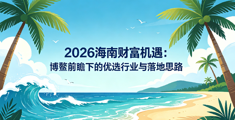 2026海南财富机遇：博鳌前瞻下的优选行业与落地思路