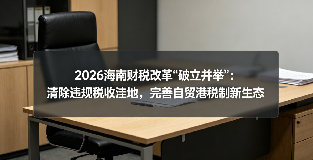 2026 海南财税改革 