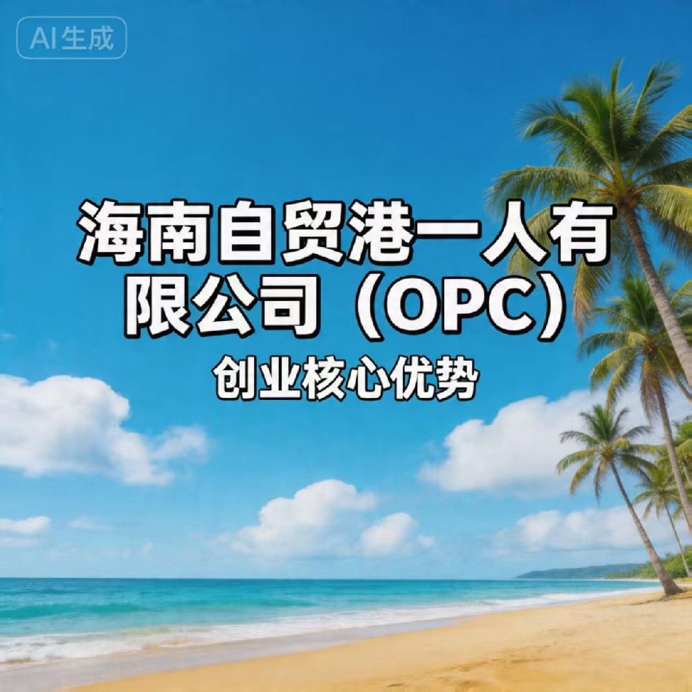 2026海南自贸港一人有限公司（OPC）创业核心优势