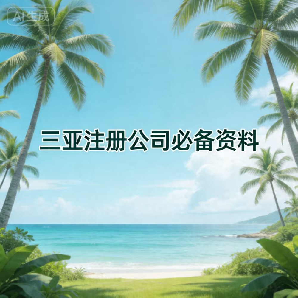 2026三亚注册公司（资料+费用）最新详解