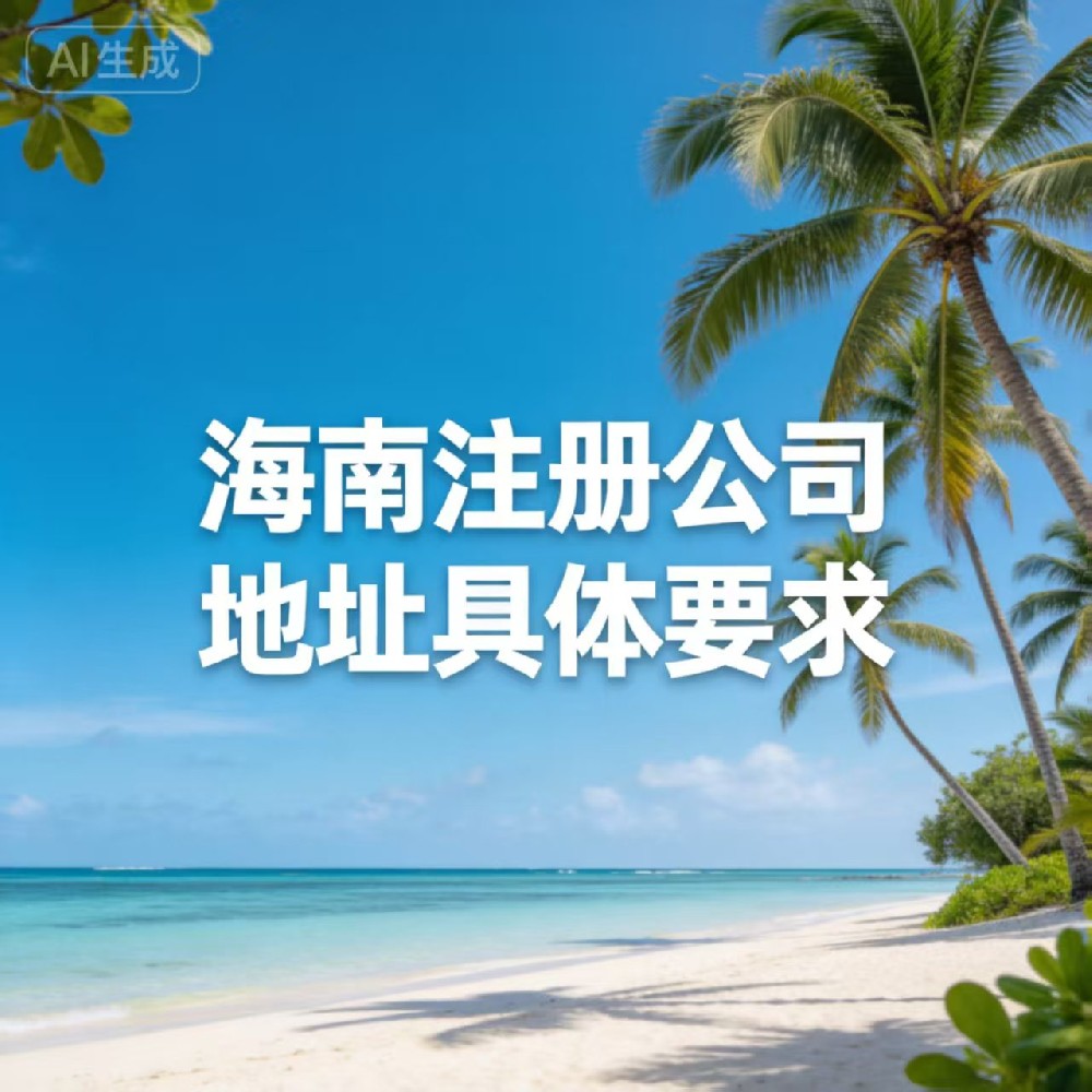 海南注册公司注册地址官方要求（2025新政）