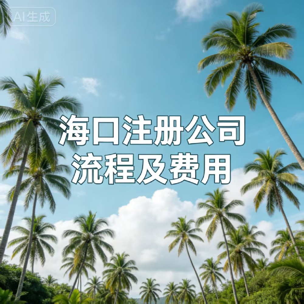 2026海口注册公司流程及费用
