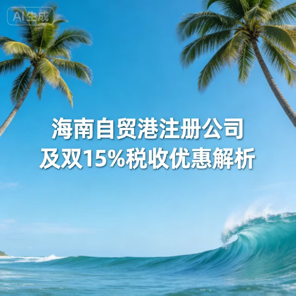 海南自贸港注册公司｜双15%税收优惠全解析（2026最新）