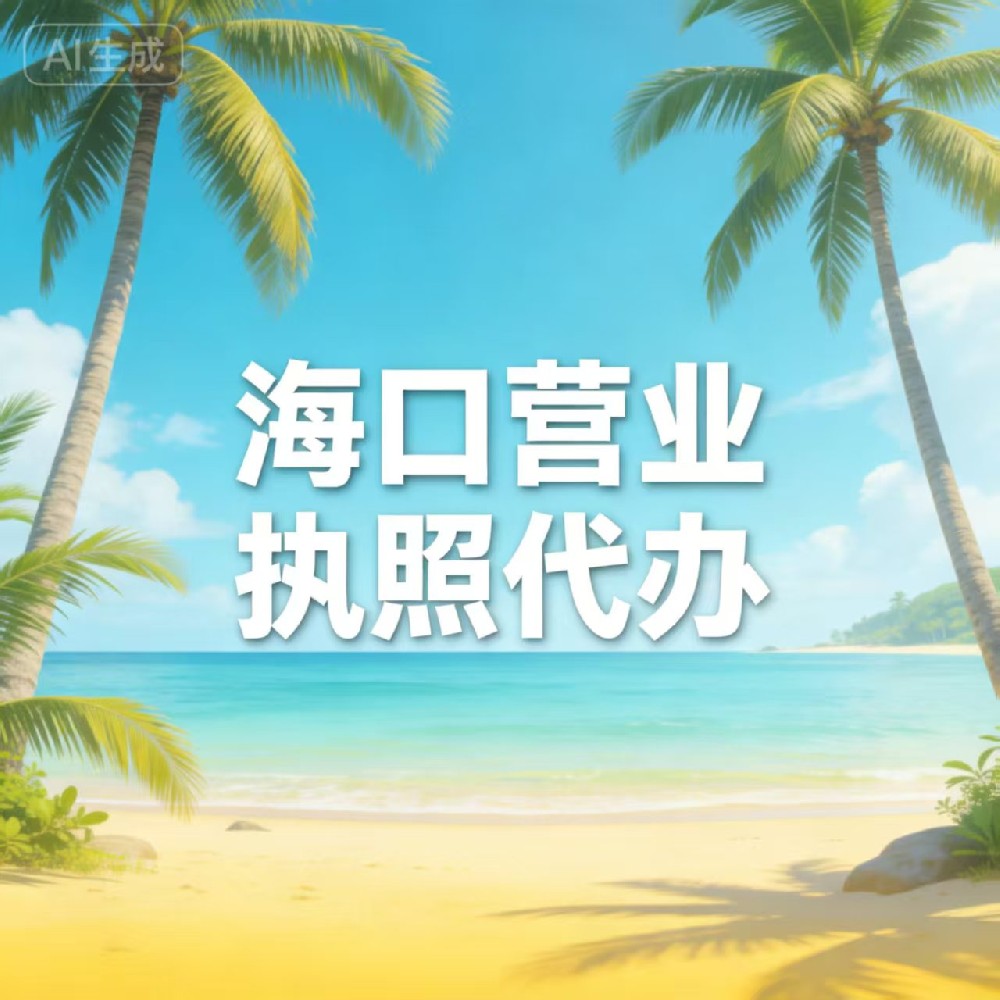 海口营业执照代办：3天下证无需到场，全程线上零跑动