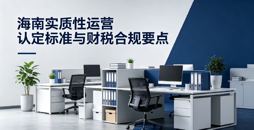 海南实质性运营认定标准与财税合规要点