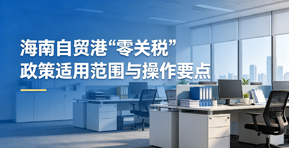 海南自贸港“零关税”政策适用范围与操作要点