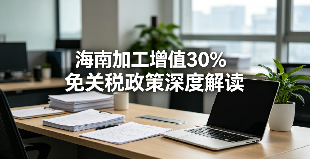 海南加工增值 30% 免关税政策深度解读