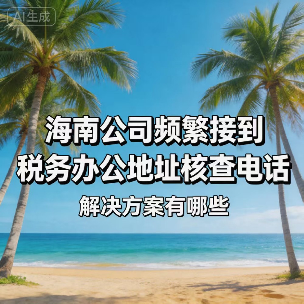 海南公司频繁接到税务办公地址核查电话？一文读懂原因与全套解决方案