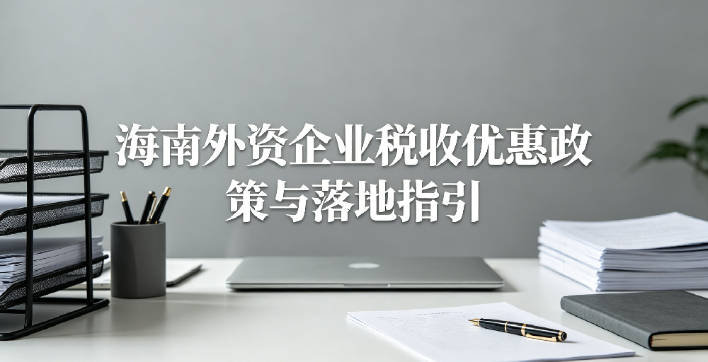 海南外资企业税收优惠政策与落地指引