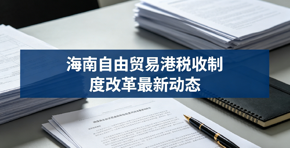 海南自由贸易港税收制度改革最新动态
