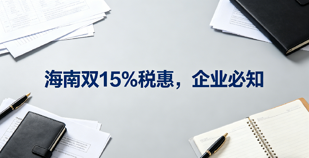 海南双15%税惠，企业必知