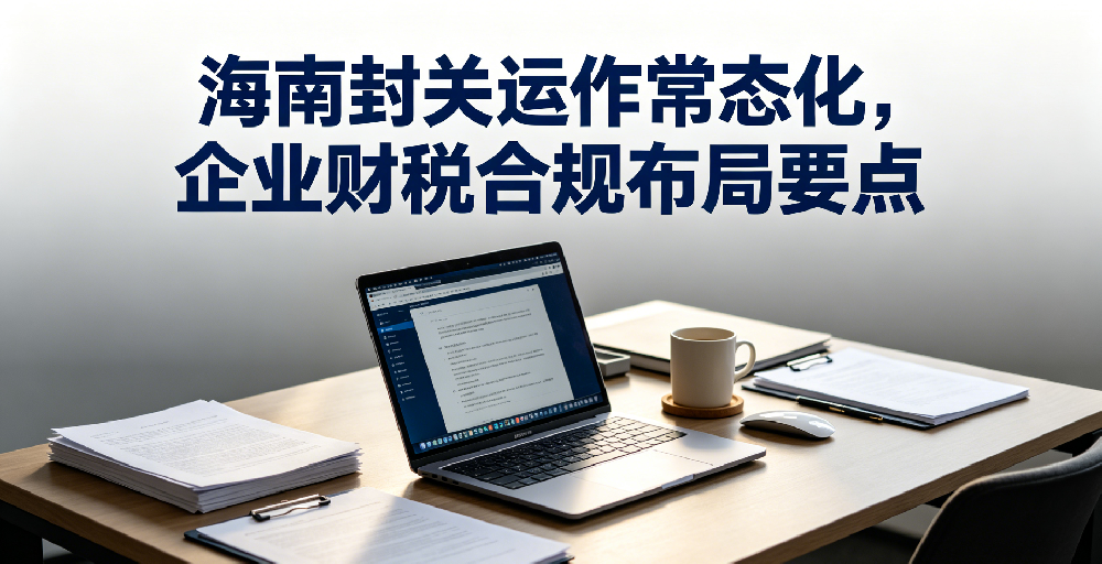 海南封关运作常态化，企业财税合规布局要点