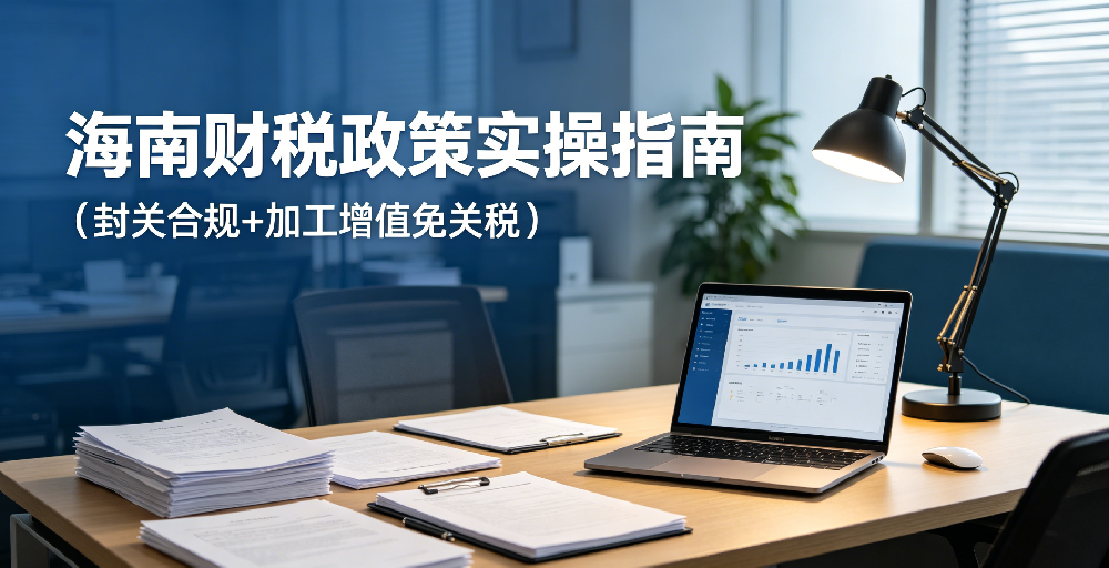 海南财税政策实操指南（封关合规+加工增值免关税）
