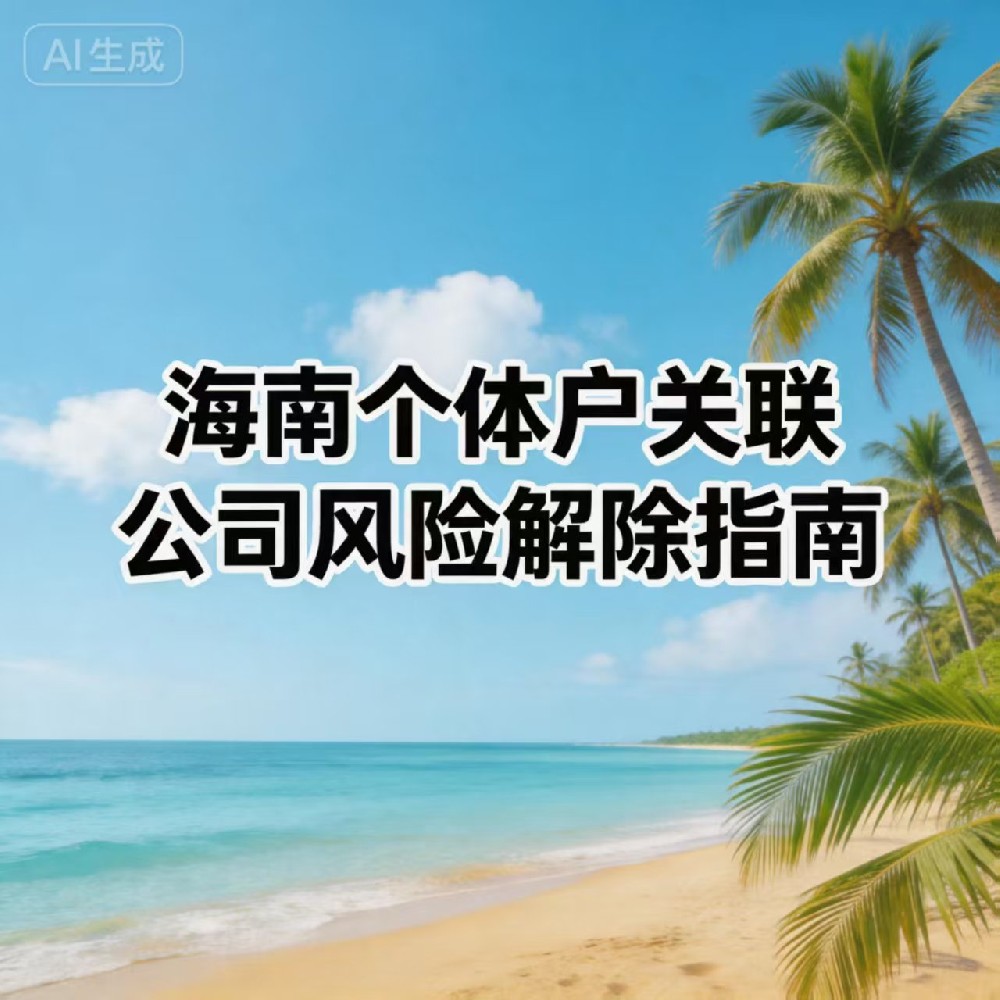 海南个体户关联公司风险解除|流程、材料与避坑指南