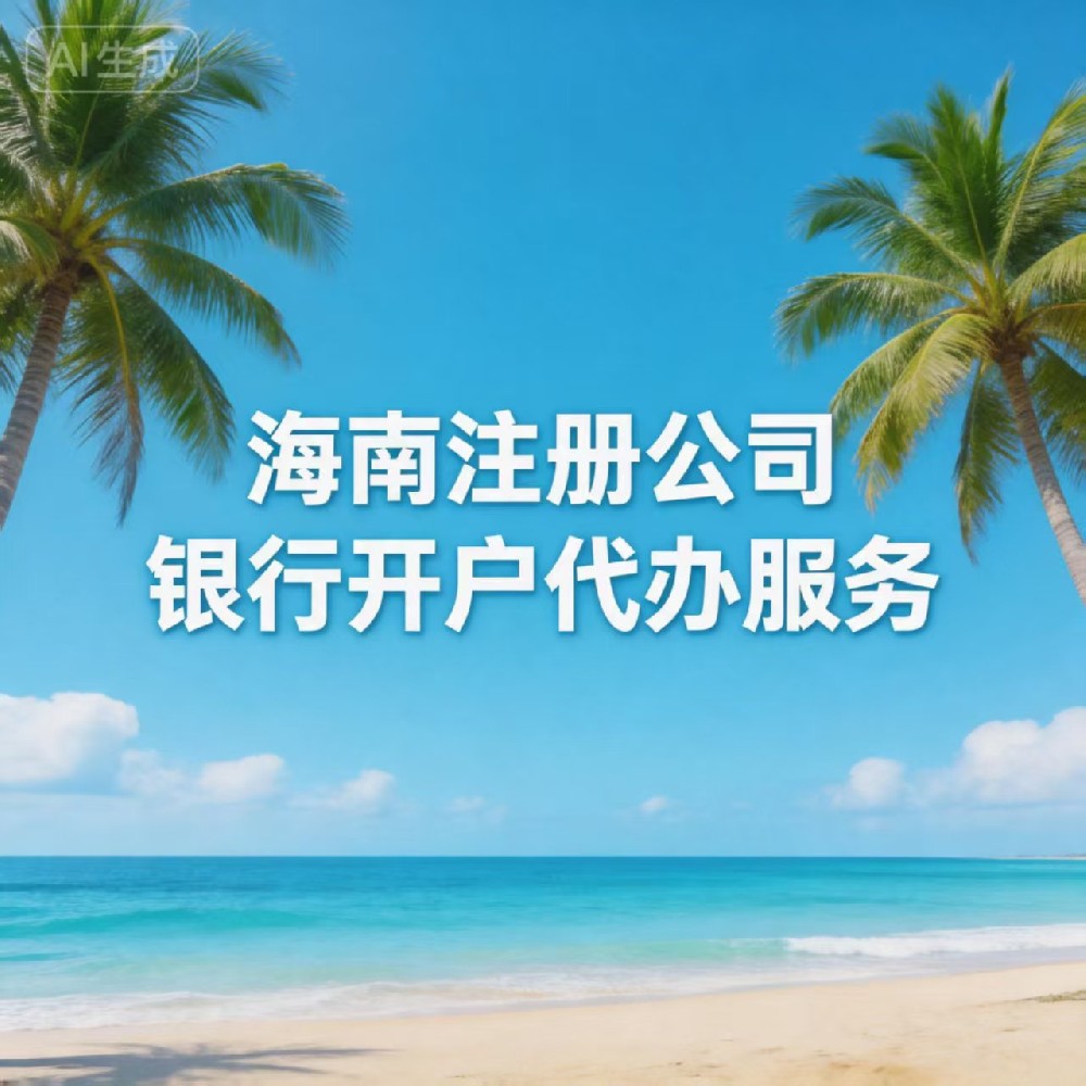 海南注册公司银行开户预约代办服务｜2026 流程材料费用全解
